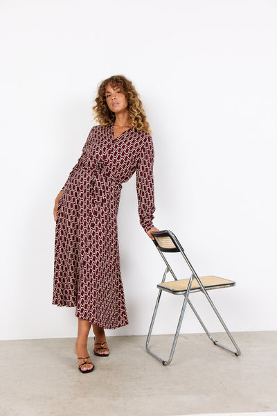 SC-VARLA 3 Kleid Bordeaux
