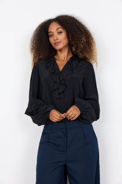 SC-BARBEL 1 Bluse Schwarz