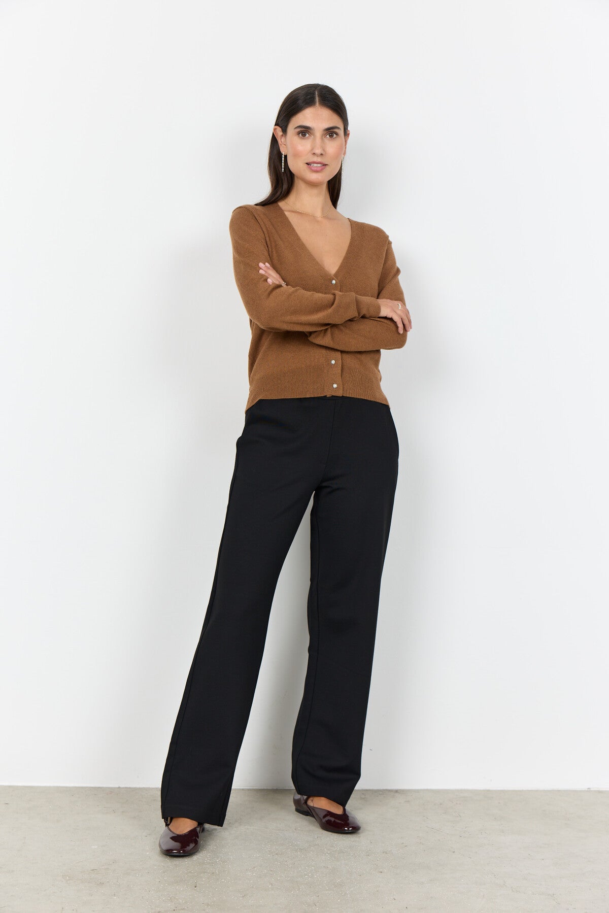 SC-DOLLIE 746 Cardigan Braun