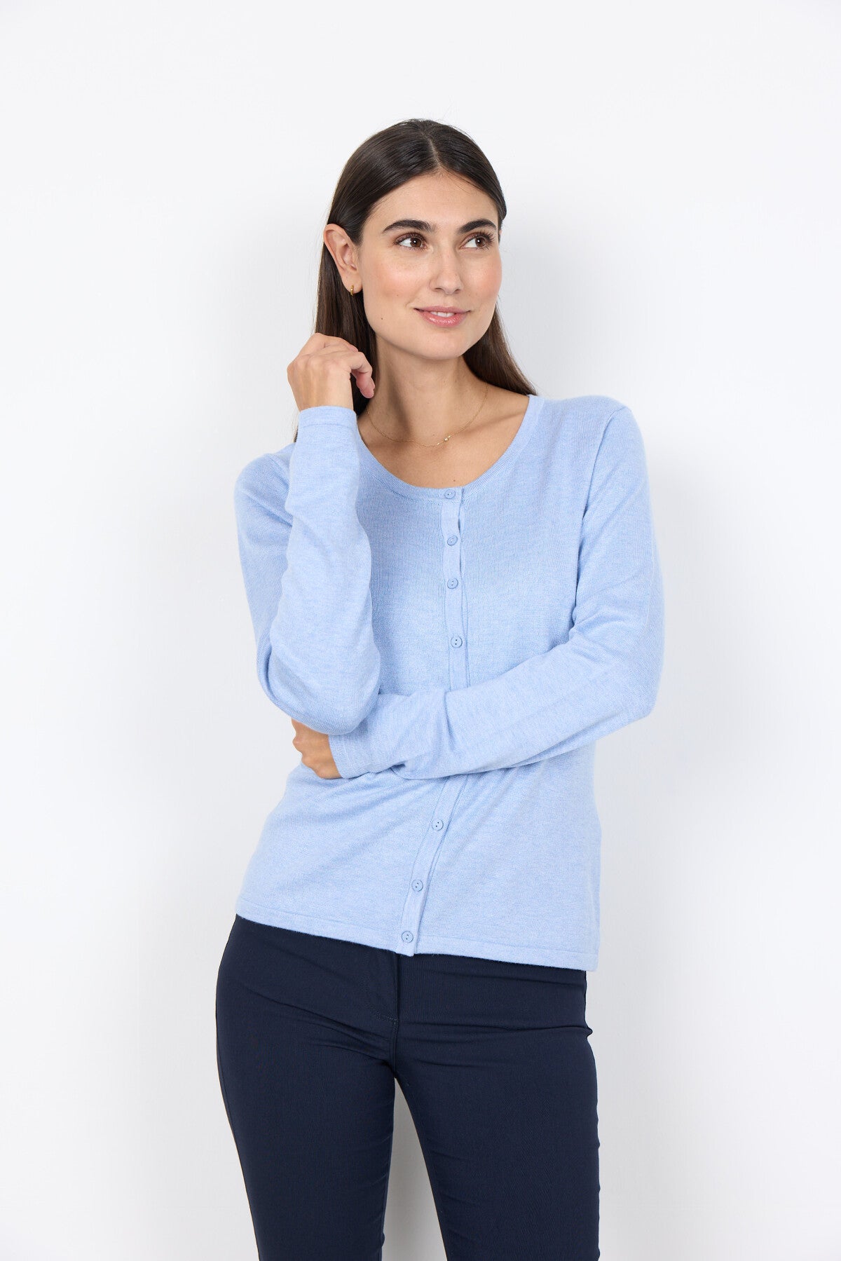SC-DOLLIE 446 Cardigan Hellblau