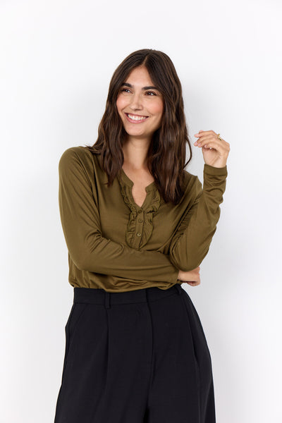 SC-MARICA 339 Bluse Dunkelgrün