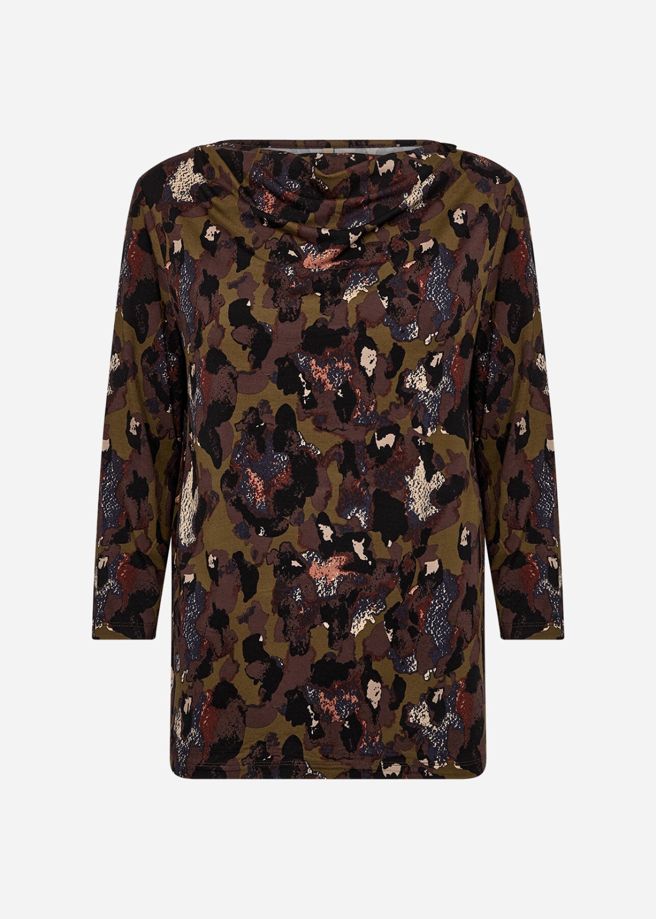 SC-MARICA AOP 342 Bluse Dunkelgrün