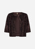 SC-JASLEEN 3 Cardigan Dunkle Pflaume
