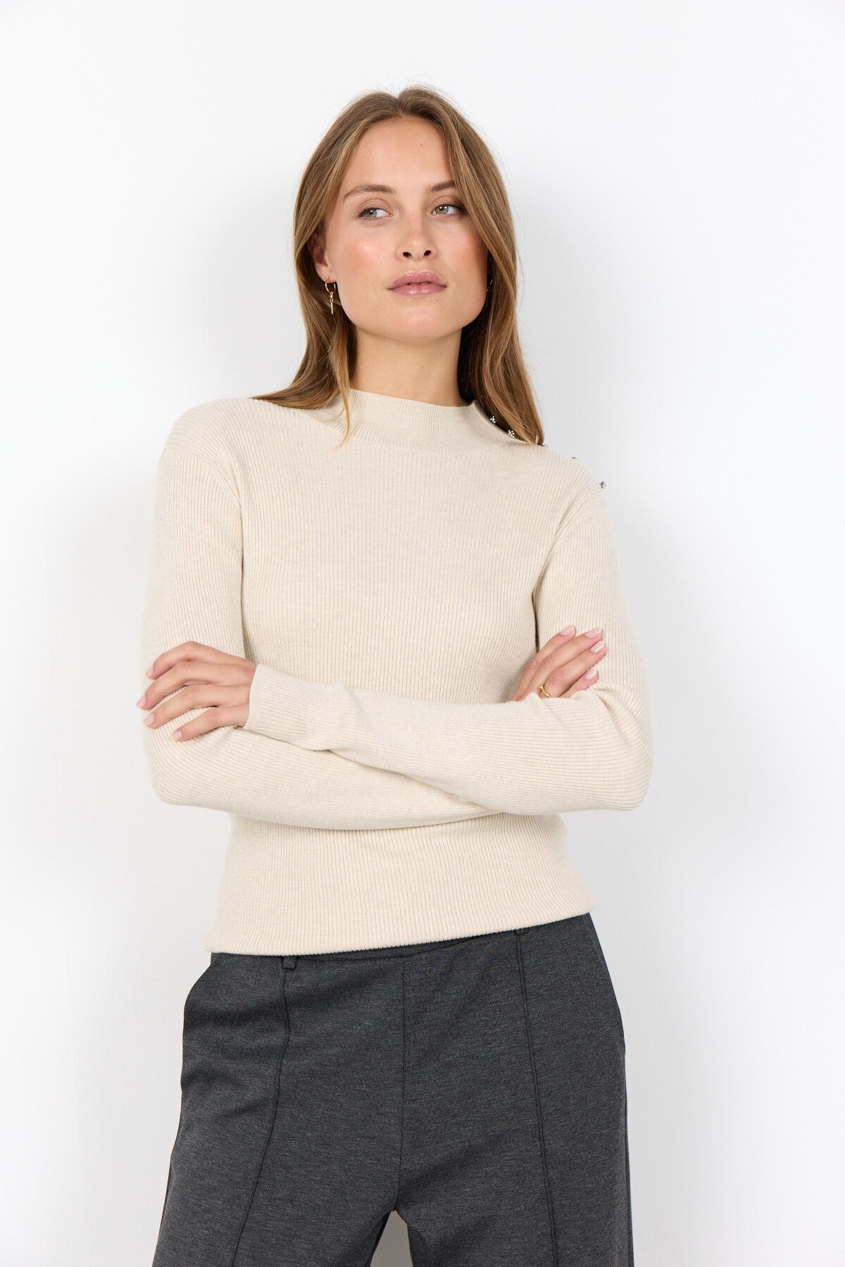 SC-DOLLIE 806 Pullover Creme