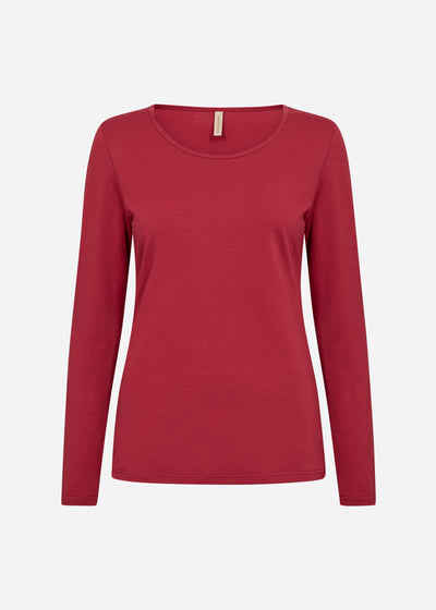 SC-PYLLE 2 T-shirt Dunkelrot