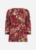 SC-FELICITY AOP 517 Bluse Dunkelrot