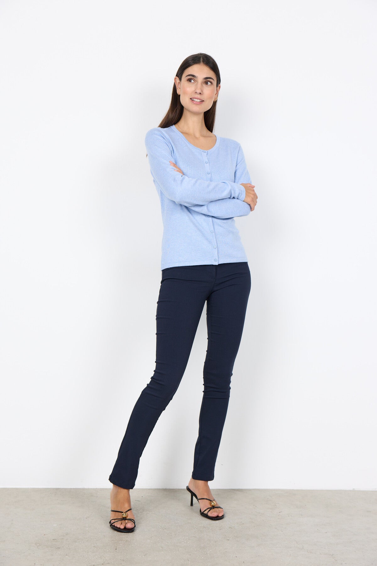 SC-DOLLIE 446 Cardigan Hellblau