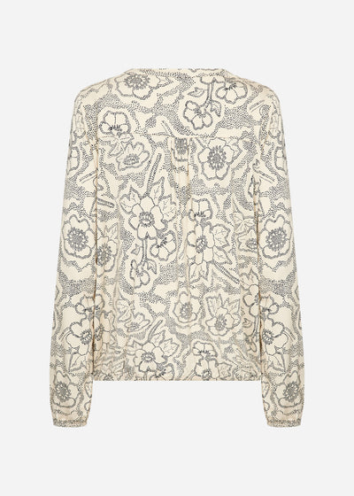 SC-MARICA AOP 347 Bluse Creme