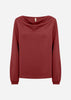 SC-BANU 333 Bluse Rubinrot
