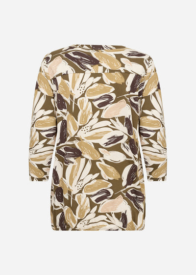 SC-FELICITY AOP 512 Bluse Oliv