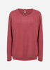 SC-BIARA 1 Bluse Rubinrot