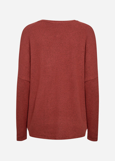 SC-BIARA 1 Bluse Rostrote