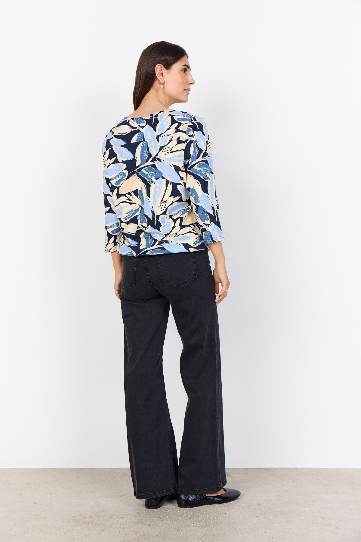 SC-FELICITY AOP 512 Bluse Hellblau