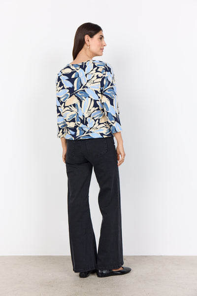 SC-FELICITY AOP 512 Bluse Hellblau