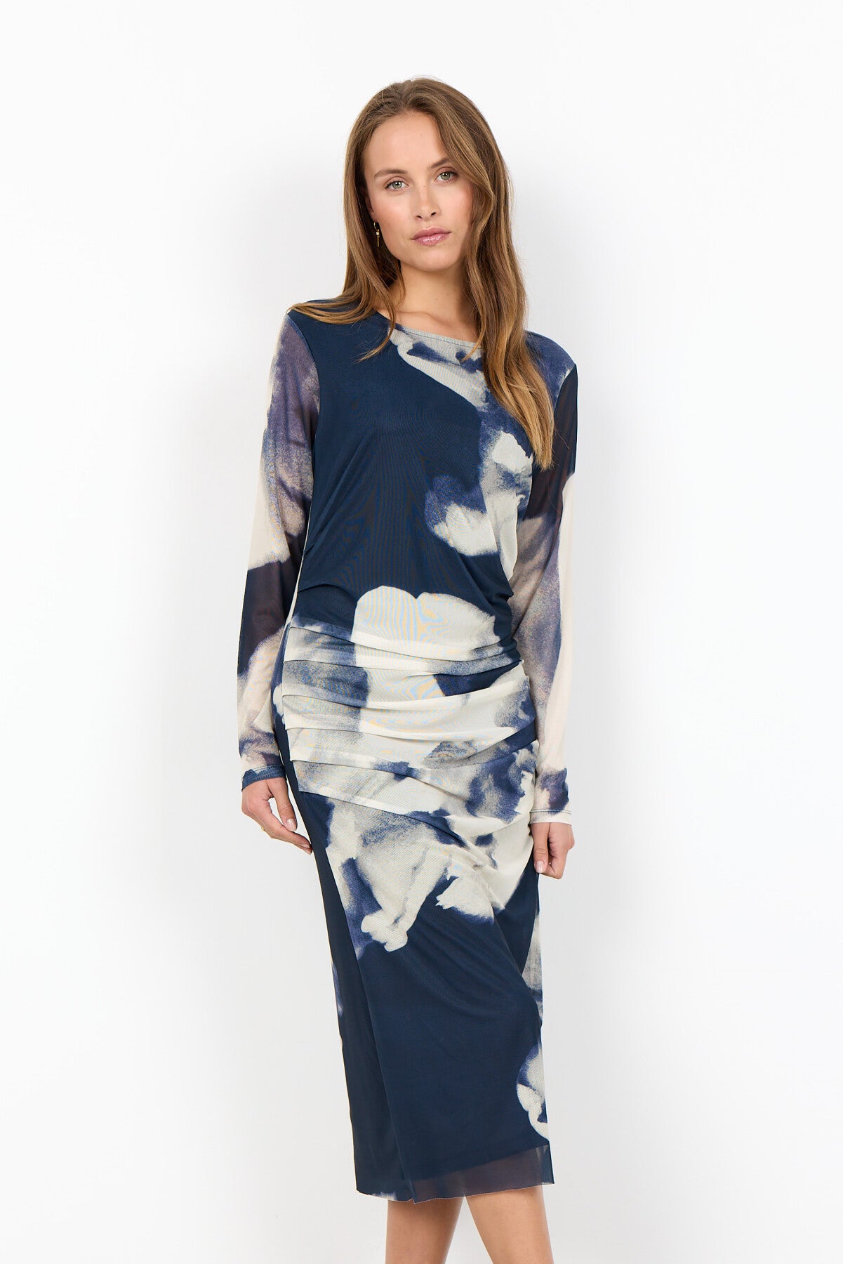 SC-ALDA AOP 59 Kleid Dunkelblau