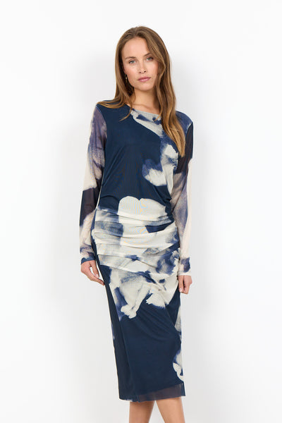 SC-ALDA AOP 59 Kleid Dunkelblau