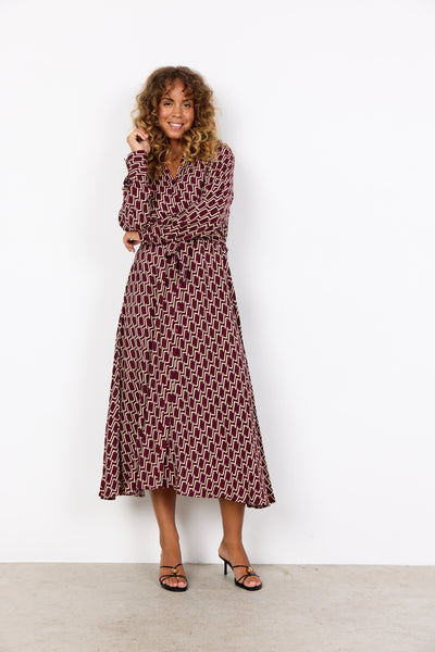 SC-VARLA 3 Kleid Bordeaux