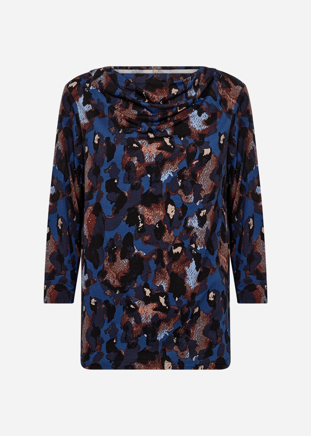 SC-MARICA AOP 342 Bluse Dunkelblau