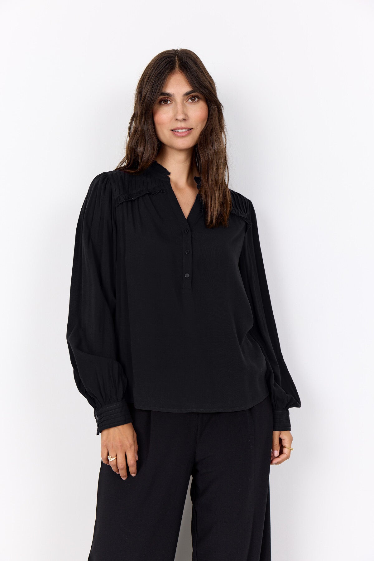 SC-RADIA 222 Bluse Schwarz