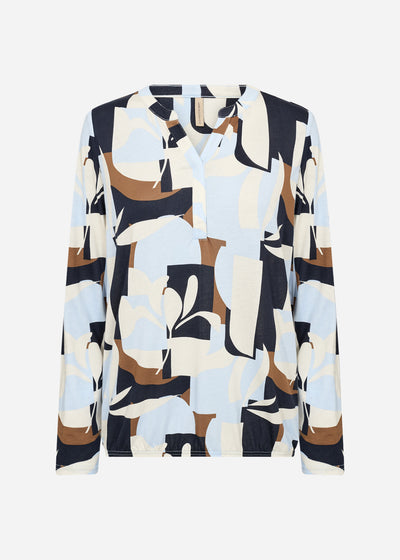 SC-FELICITY AOP 531 Bluse Hellblau