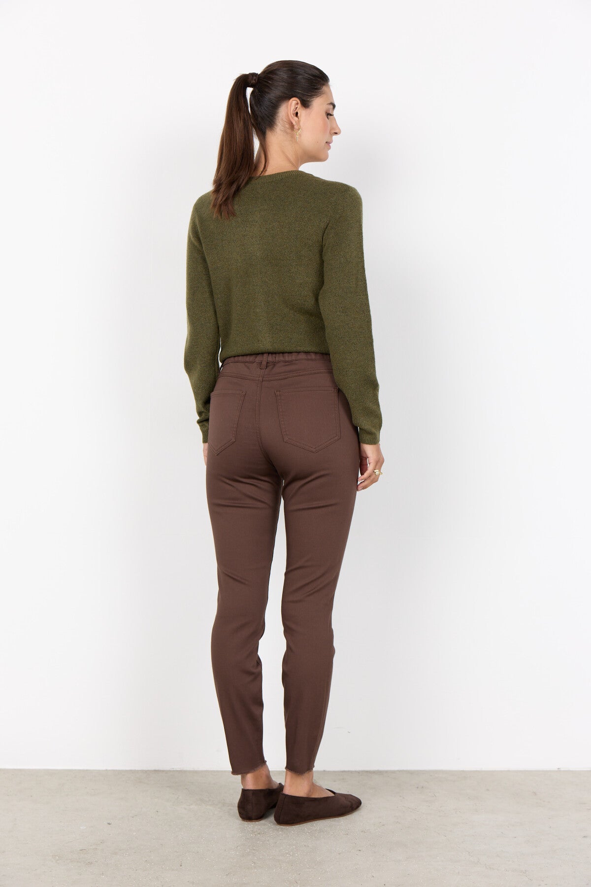 SC-NADIRA 1-B Jeans Dunkelbraun