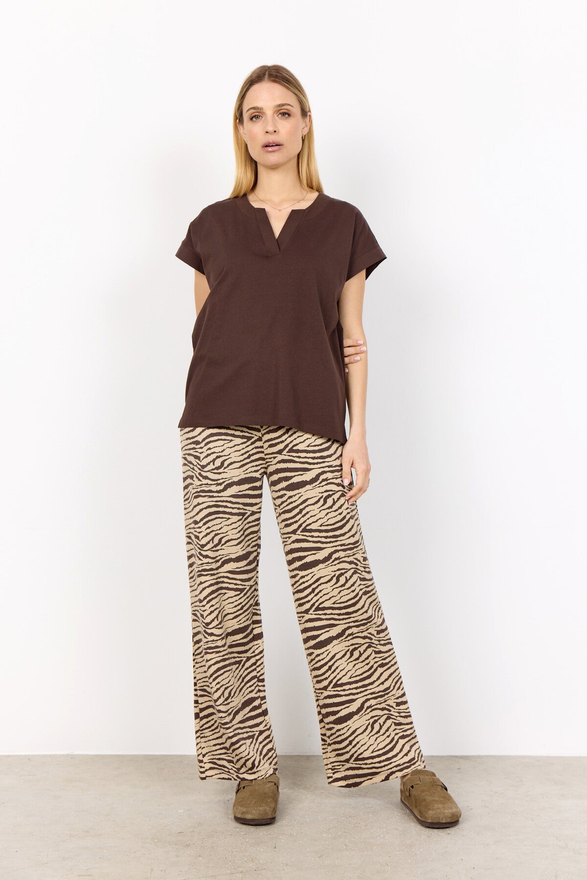 SC-DERBY 27 T-shirt Dunkelbraun