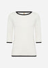 SC-DOLLIE 782 Pullover Wollweiß