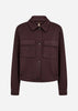 SC-BANU 337 Cardigan Dunkle Pflaume