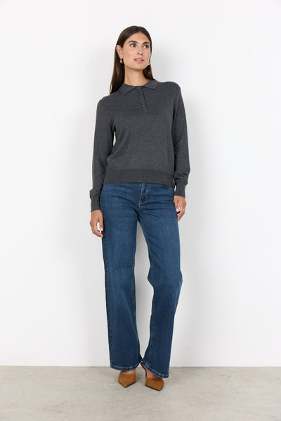 SC-DOLLIE 799 Pullover Dunkelgrau