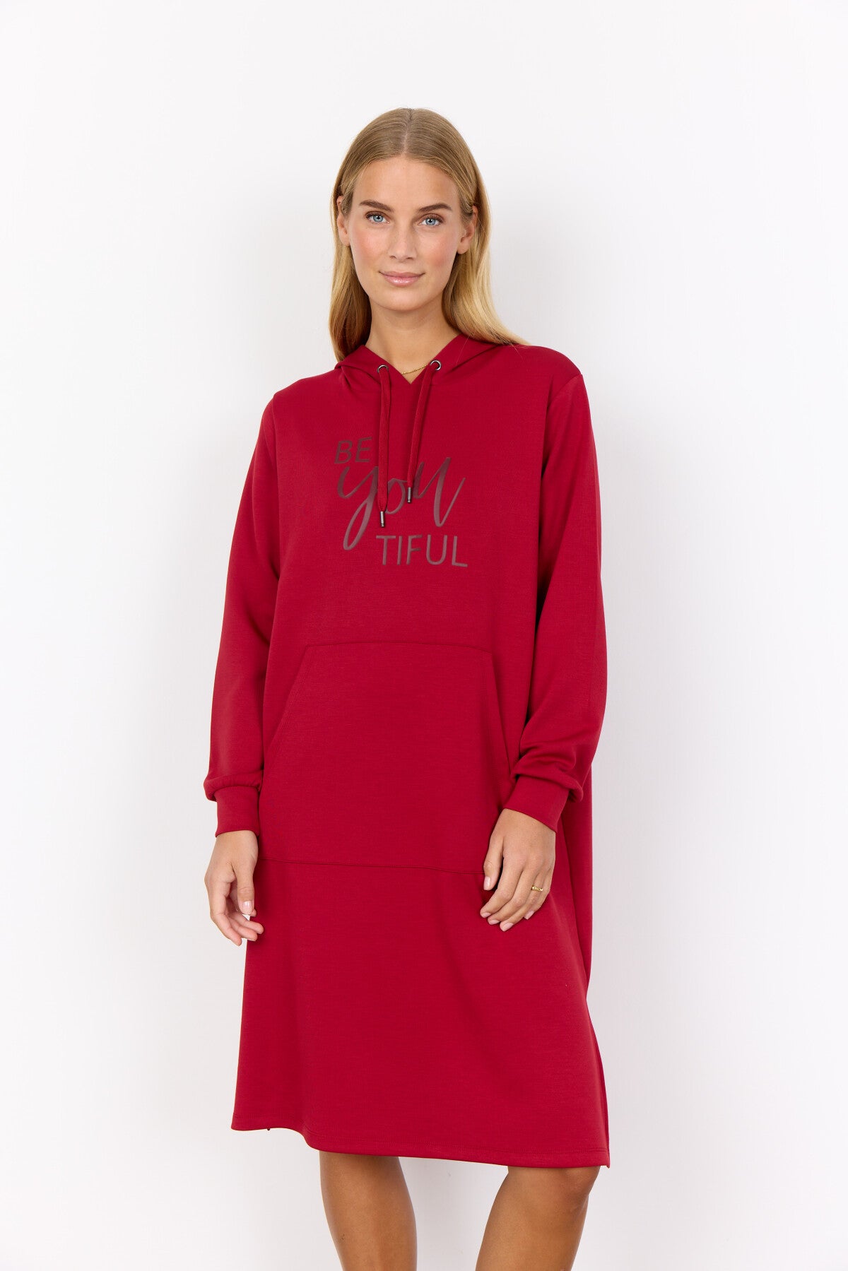 SC-BANU 259 Kleid Dunkelrot