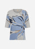 SC-BIARA AOP 158 Bluse Blau