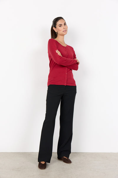 SC-DOLLIE 446 Cardigan Dunkelrot