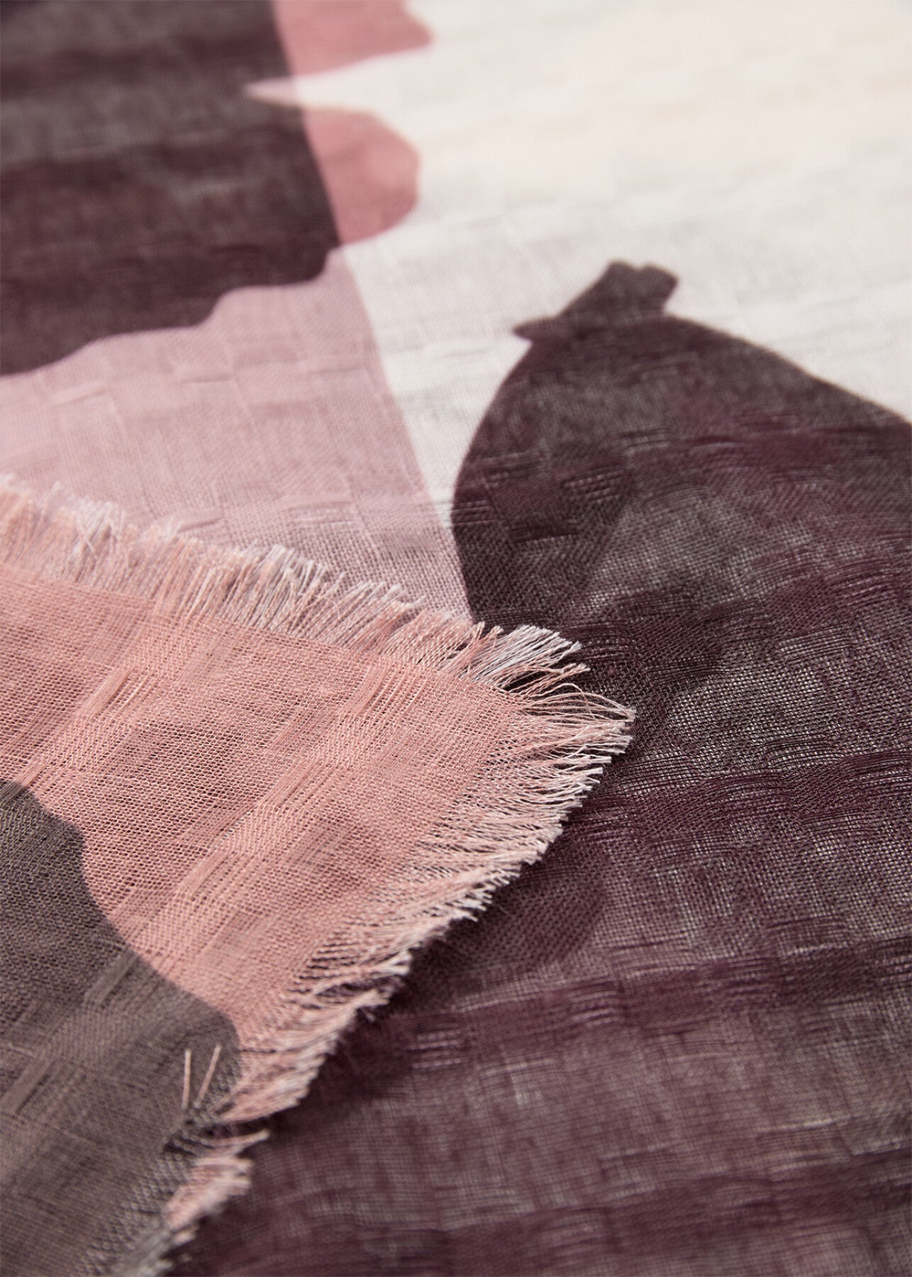 SC-BERTINA 1 Schal Rubinrot