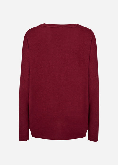 SC-BIARA 1 Bluse Bordeaux