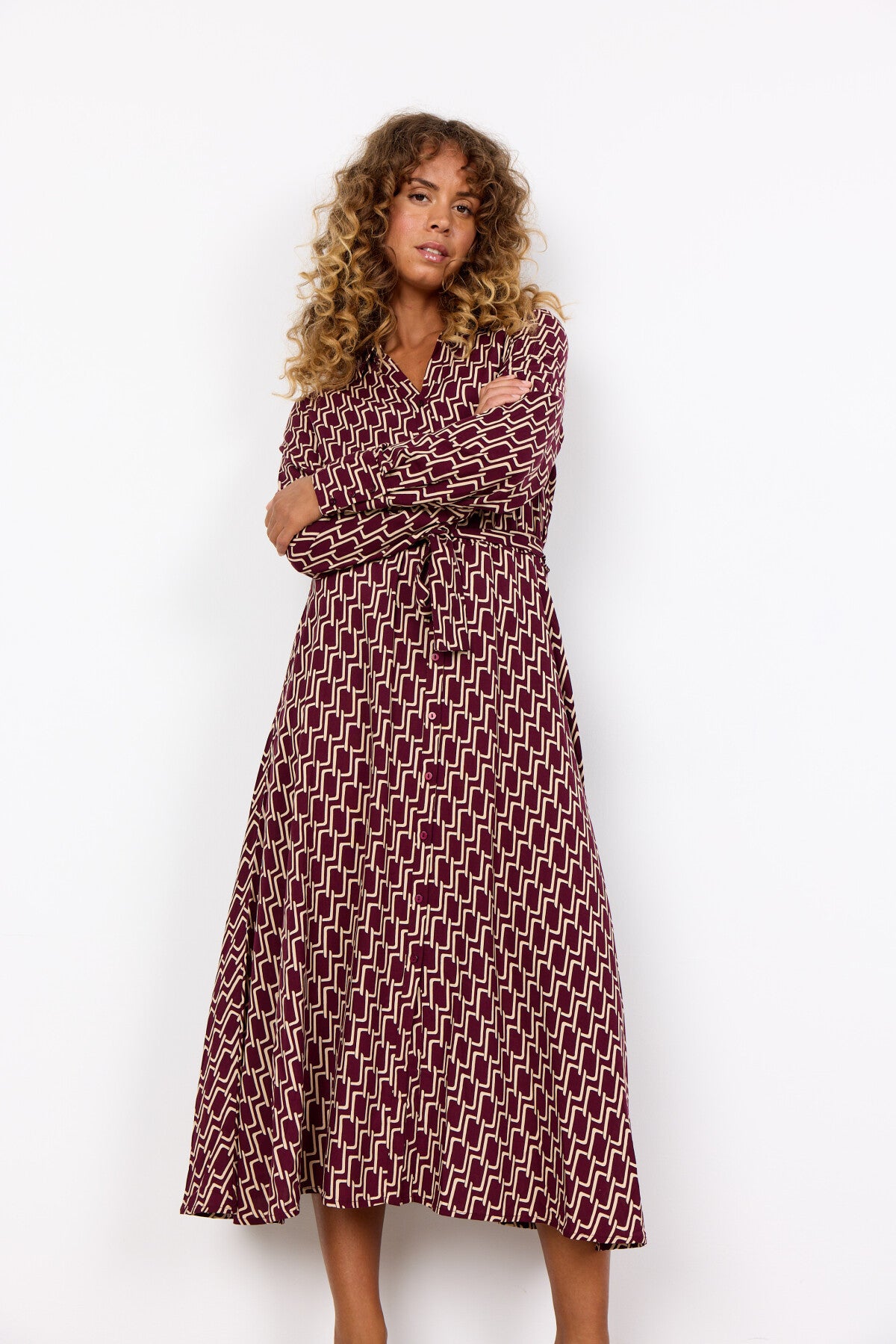 SC-VARLA 3 Kleid Bordeaux