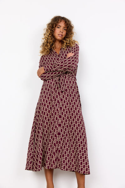 SC-VARLA 3 Kleid Bordeaux
