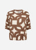 SC-FELICITY AOP 541 T-shirt Braun