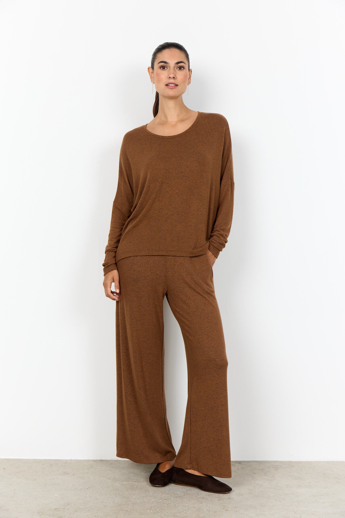 SC-BIARA 1 Bluse Braun