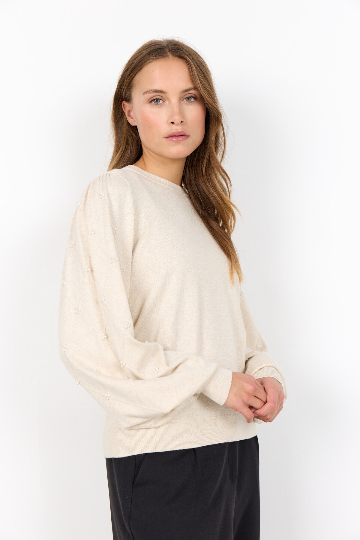 SC-DOLLIE 802 Pullover Creme