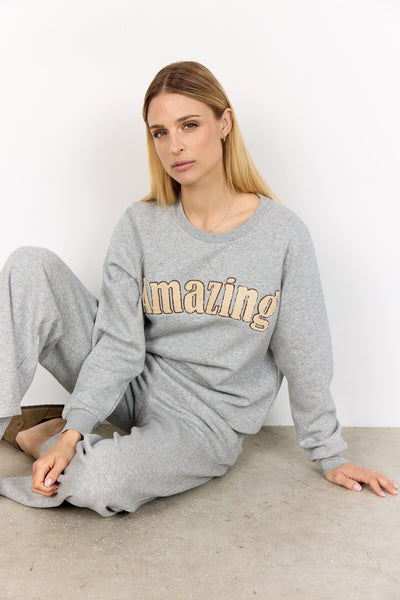 SC-ANGELIN 1 Sweatshirt Hellgrau