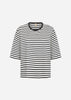 SC-RINA STRIPE 23 T-shirt Schwarz