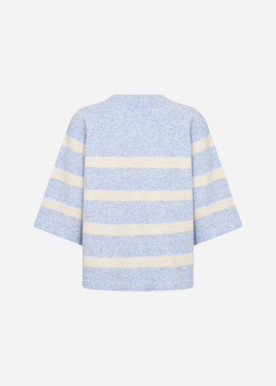 SC-ORLEAN STRIPE 5 Pullover Hellblau