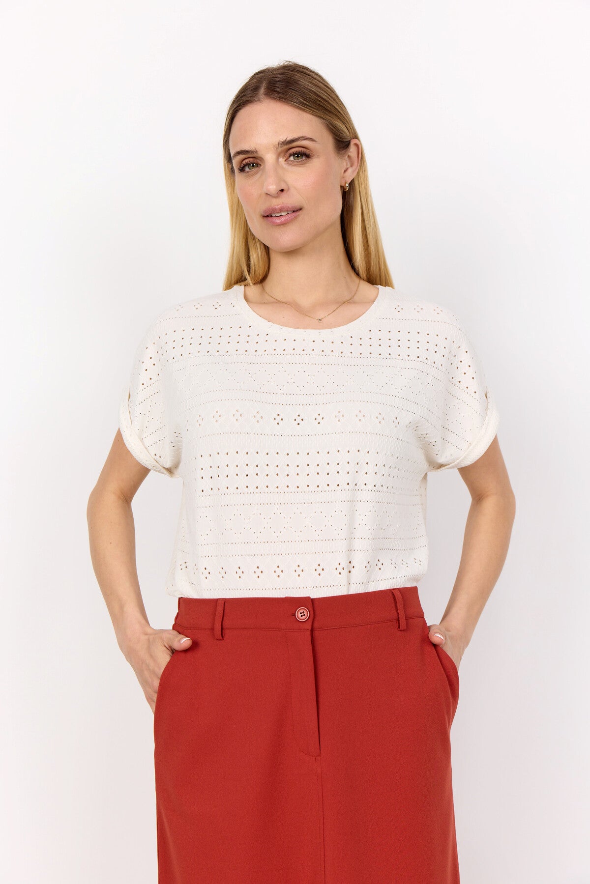 SC-SATINE 2 T-shirt Wollweiß