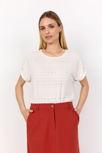 SC-SATINE 2 T-shirt Wollweiß