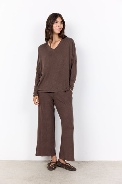 SC-BIARA 90 Bluse Dunkelbraun