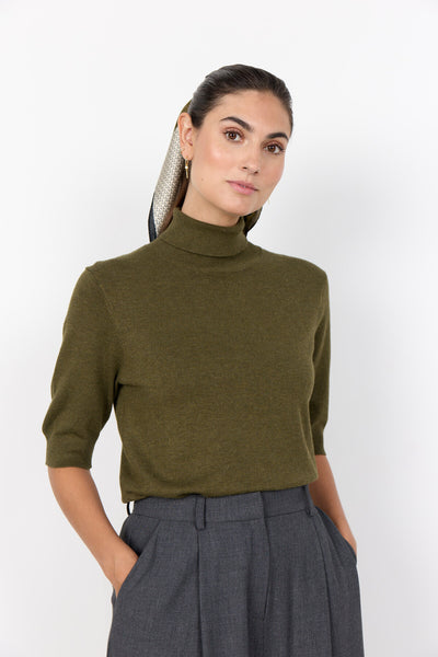 SC-DOLLIE 740 Pullover Dunkelgrün