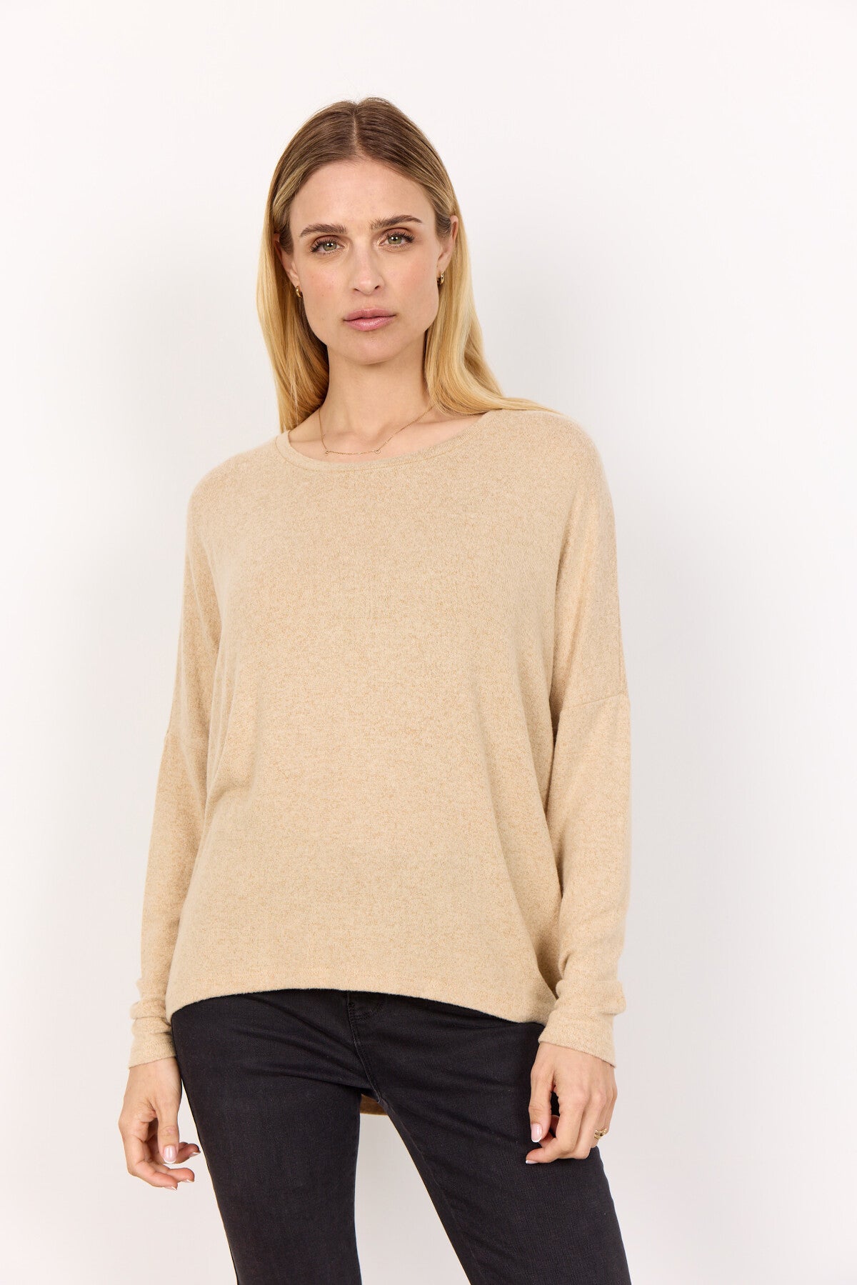 SC-BIARA 1 Bluse Sand