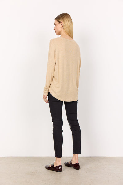 SC-BIARA 1 Bluse Sand