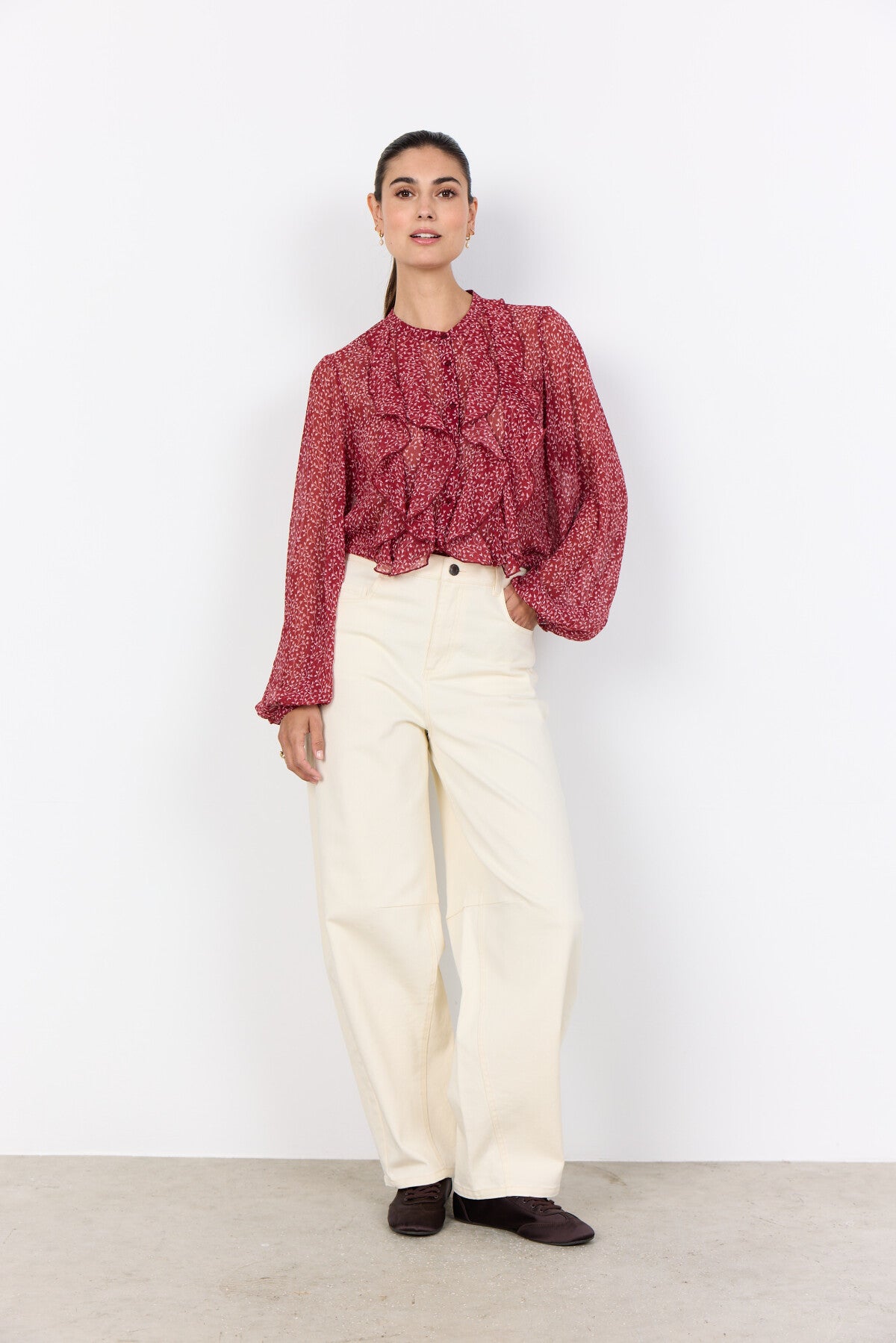 SC-BEBBIE 1 Hemd Rubinrot