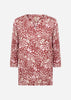 SC-FELICITY AOP 546 Bluse Dunkelrot